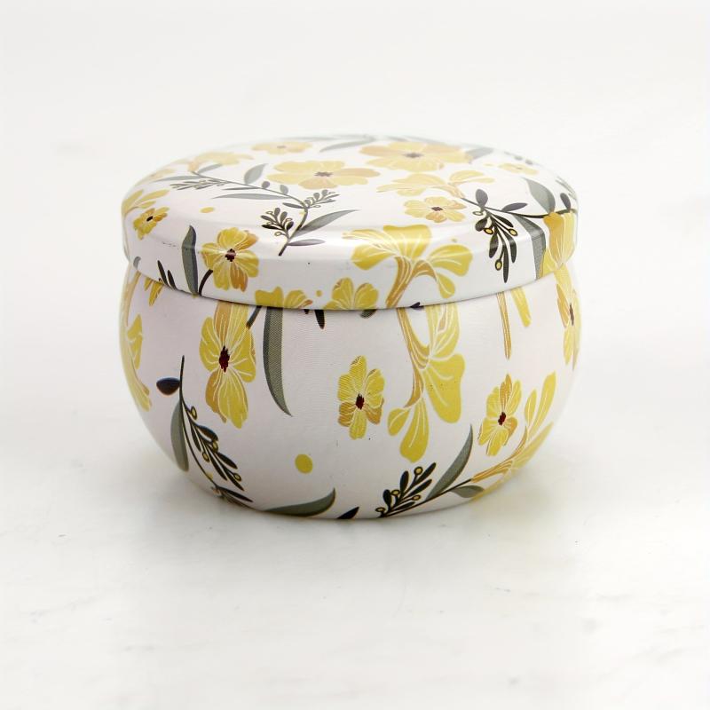 Dried Flower Scented Candles Iron Can Sleep Aid Aromatherapy Home Fragrance