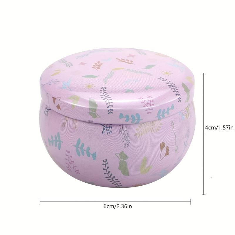 Dried Flower Scented Candles Iron Can Sleep Aid Aromatherapy Home Fragrance