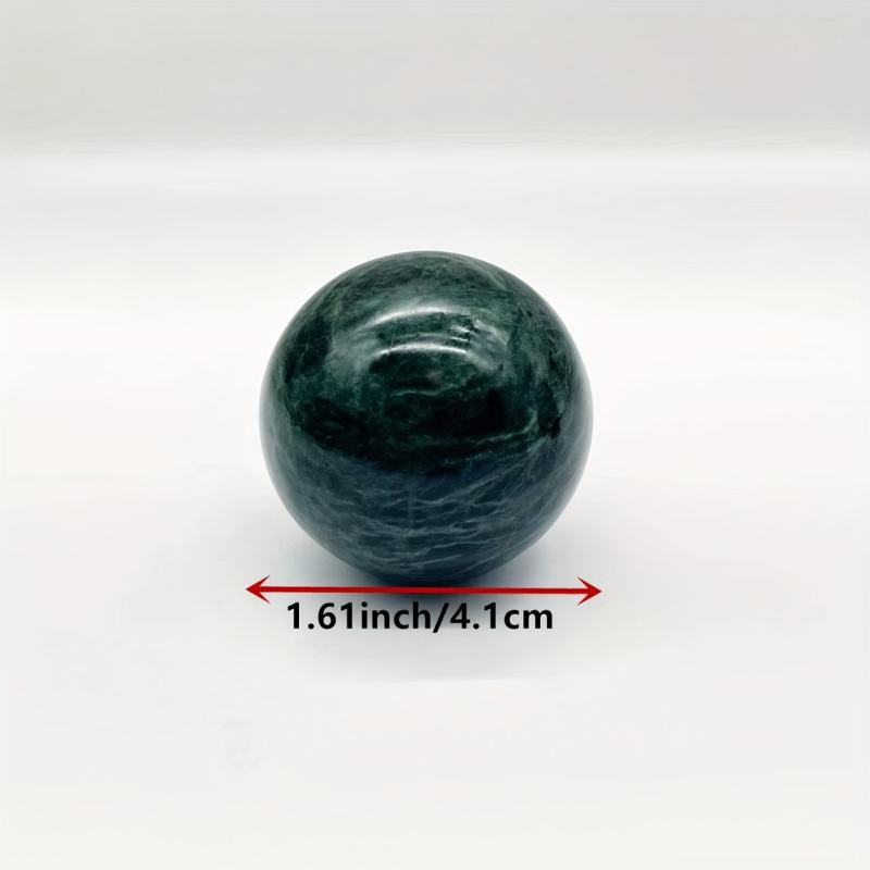 Natural Green Serpentine Jade Sphere 4.06 cm