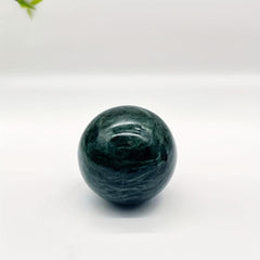 Natural Green Serpentine Jade Sphere 4.06 cm