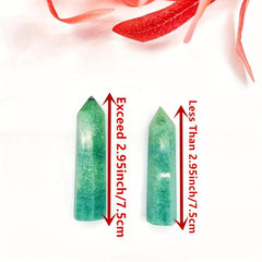 Green Strawberry Quartz Crystal Point Energy Tower Witchy Decor