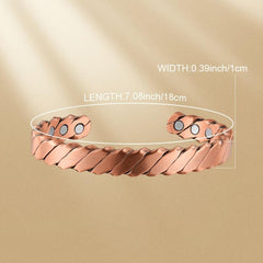 Copper Magnetic Bracelet for Women Solid Copper Jewelry Gift