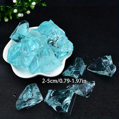 Natural Cyan Rihara Stone Quartz Crystal 100g Bag