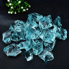 Natural Cyan Rihara Stone Quartz Crystal 100g Bag