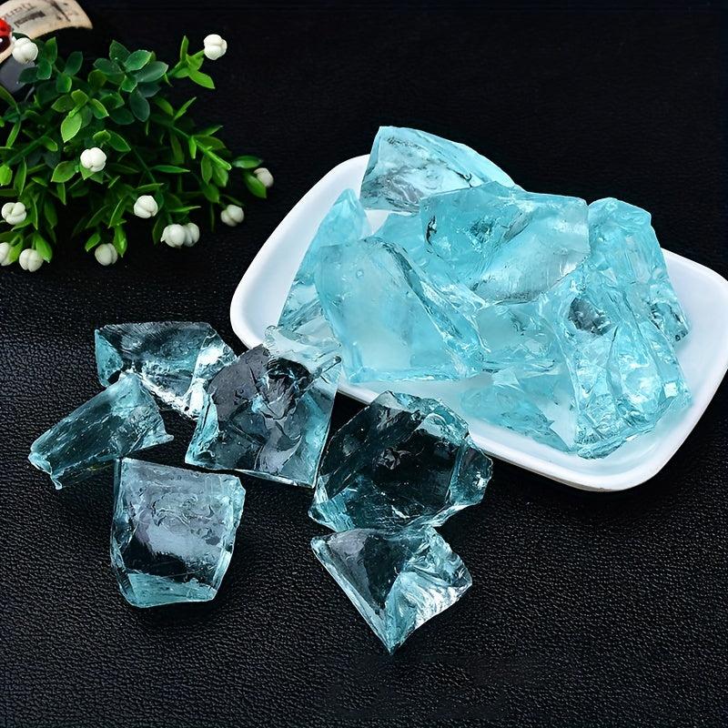 Natural Cyan Rihara Stone Quartz Crystal 100g Bag