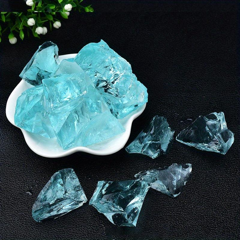 Natural Cyan Rihara Stone Quartz Crystal 100g Bag