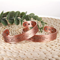 Men's Copper Magnetic Bracelet with 3500 Gauss Magnets