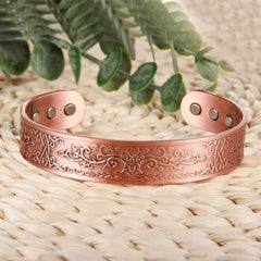 Men's Copper Magnetic Bracelet with 3500 Gauss Magnets