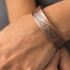 9X Copper Bracelet Magnetic Magnet Brazaletes Solid Copper Jewelry Gift