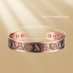 Copper Bracelet Magnetic Magnet Brazaletes Copper Jewelry Gift Cuff