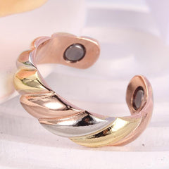 2Pcs Copper Magnetic Rings For Men Women 3500 Gauss