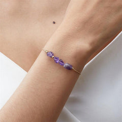 12 Constellation Stone Bracelet - Adjustable Braided