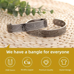 Men's Copper Magnetic Bracelet Tree Of Life