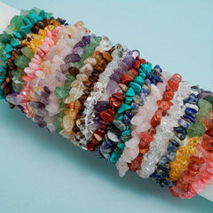 Natural Stone Crystal Gravel Bracelet Irregular Gravel Hand String