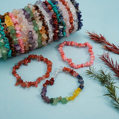 Natural Stone Crystal Gravel Bracelet Irregular Gravel Hand String