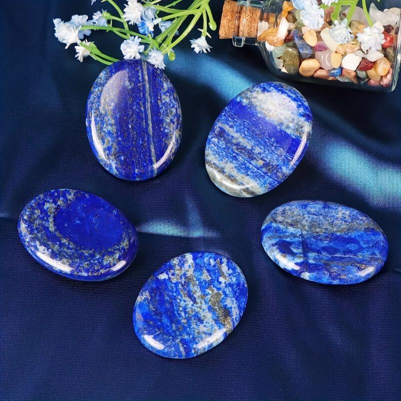 Lapis Lazuli Thumb Stones for Anxiety Relief