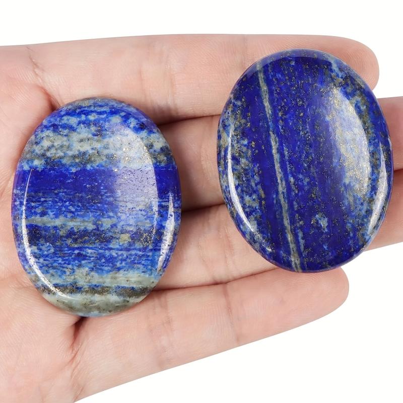 Lapis Lazuli Thumb Stones for Anxiety Relief