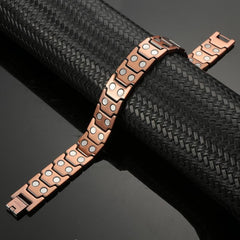 1pc Men's Copper Magnetic Bracelet with Powerful Magnets