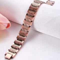 1pc Men's Copper Magnetic Bracelet with Powerful Magnets