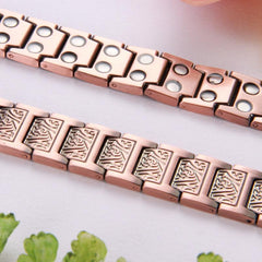 1pc Men's Copper Magnetic Bracelet with Powerful Magnets