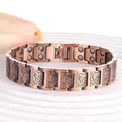 1pc Men's Copper Magnetic Bracelet with Powerful Magnets