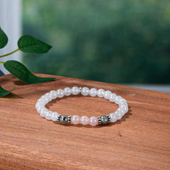 Stone & Rose Quartz Hormone Balance Calming Bracelet