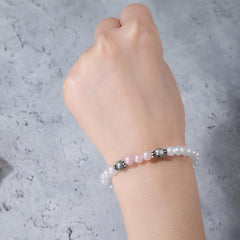 Stone & Rose Quartz Hormone Balance Calming Bracelet