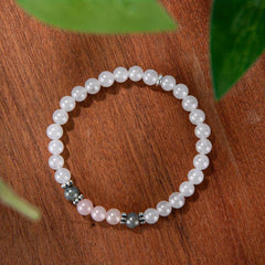 Stone & Rose Quartz Hormone Balance Calming Bracelet