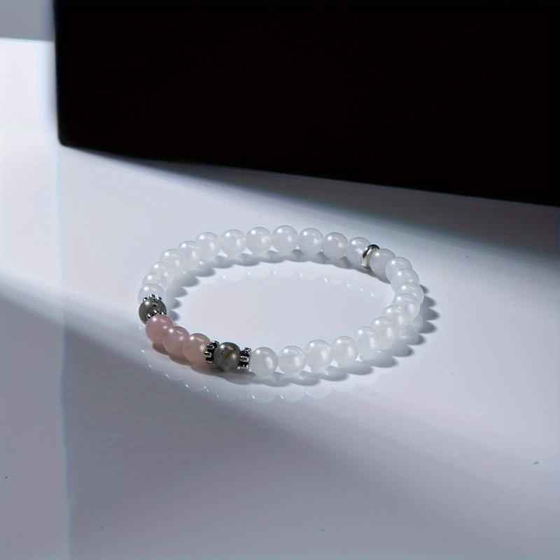 Stone & Rose Quartz Hormone Balance Calming Bracelet