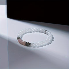 Stone & Rose Quartz Hormone Balance Calming Bracelet