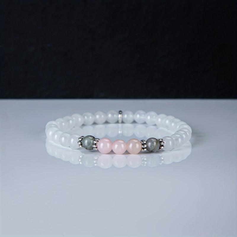 Stone & Rose Quartz Hormone Balance Calming Bracelet