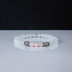 Stone & Rose Quartz Hormone Balance Calming Bracelet