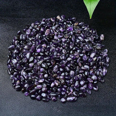 50g Natural Amethyst Crushed Stone Polished Smooth Crystal DIY Jewelry Decor