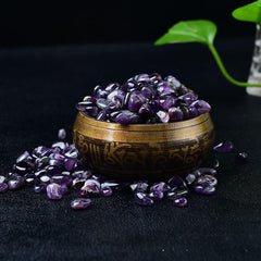 50g Natural Amethyst Crushed Stone Polished Smooth Crystal DIY Jewelry Decor