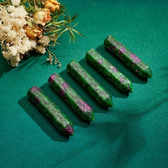 Epidote Healing Crystals Set - Polished Tumbled Stones Bulk