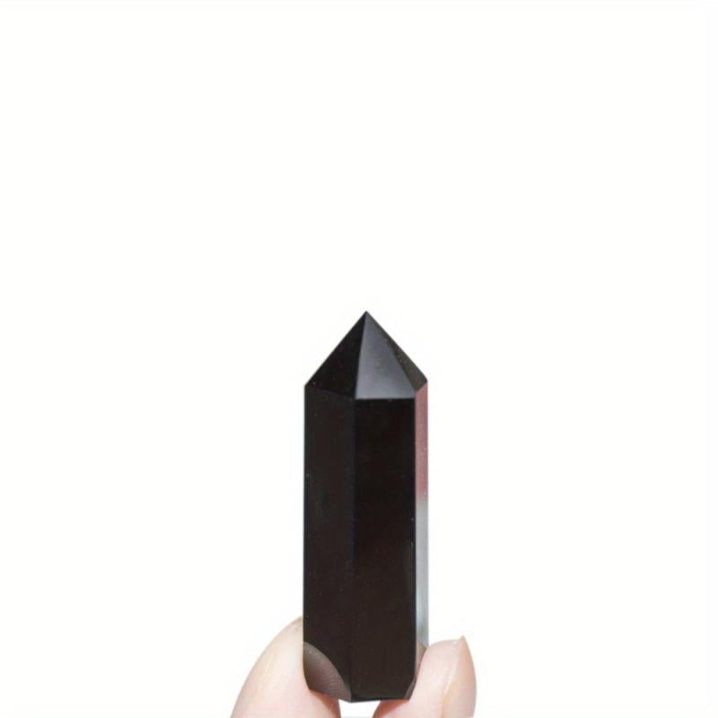 1pc Natural Stone Crystals Point Wand Rose Quartz Amethyst Home Decoration