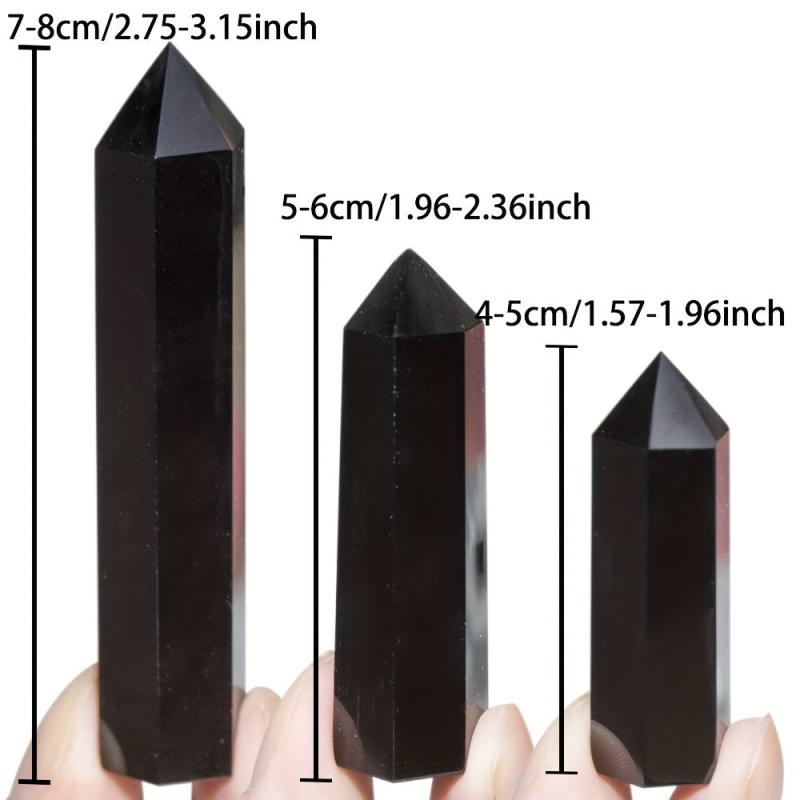 1pc Natural Stone Crystals Point Wand Rose Quartz Amethyst Home Decoration
