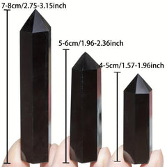 1pc Natural Stone Crystals Point Wand Rose Quartz Amethyst Home Decoration