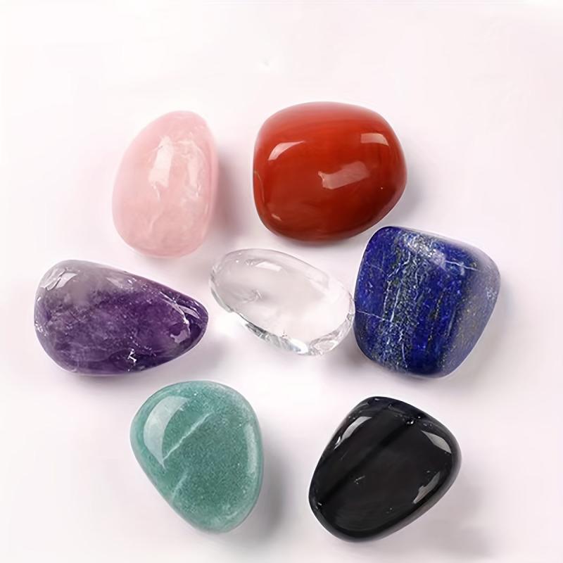 7pcs Natural Crystal Chakra Stones for Meditation Reiki