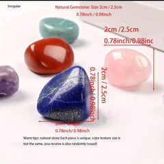 7pcs Natural Crystal Chakra Stones for Meditation Reiki
