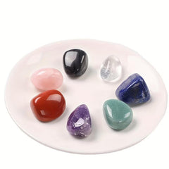 7pcs Natural Crystal Chakra Stones for Meditation Reiki