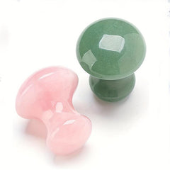 Mushroom Shape Rose Quartz Gua Sha Stone