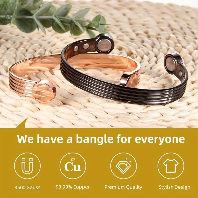Men's Copper Bracelet with 3500 Gauss Magnet