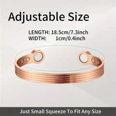 Men's Copper Bracelet with 3500 Gauss Magnet
