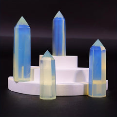 Opalite Crystal Point Tower for Healing and Reiki