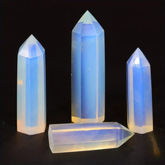 Opalite Crystal Point Tower for Healing and Reiki