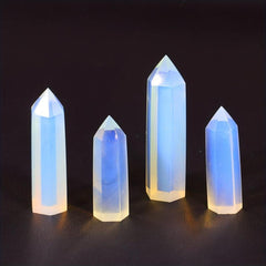 Opalite Crystal Point Tower for Healing and Reiki