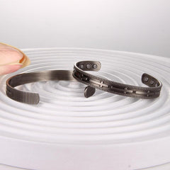 Copper Bracelet Men Women Pure Solid Copper Lymph Detox Magnetic Therapy Bangle