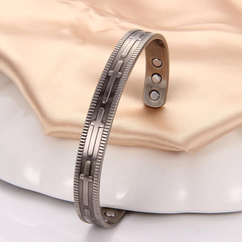 Copper Bracelet Men Women Pure Solid Copper Lymph Detox Magnetic Therapy Bangle