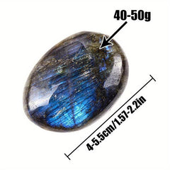 Flashy Labradorite Palm Stone 40-50g Crystals Energy for Jewelry Making